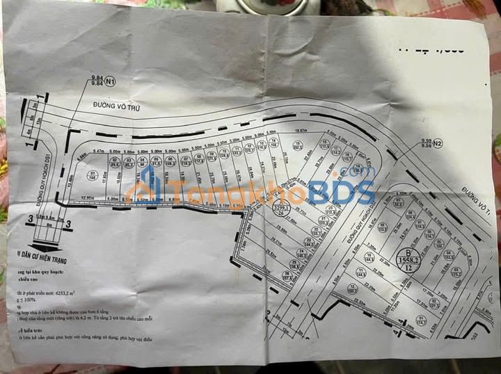 Đất Võ Trứ An Nhơn 133m² - Sổ đỏ rõ, Xây dựng thoải mái