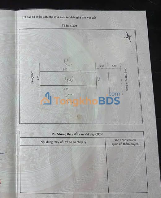 Đất nền Hà Thanh 64m² 3,8 tỷ - Sổ đỏ chính chủ