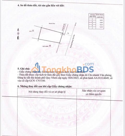 Bán Đất Mặt Tiền Hoàng Văn Thụ, Quy Nhơn - 45m² Kinh Doanh Tốt