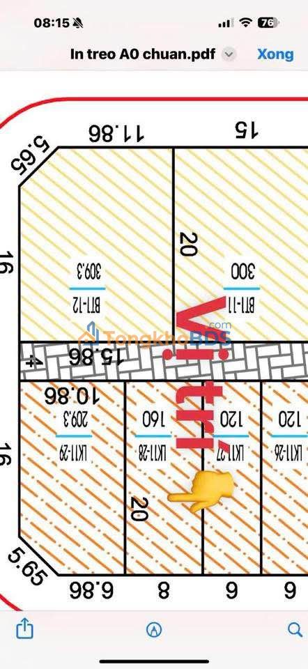 Đất nền Mb Bình Minh, Ninh Bình 160m² - Sổ đỏ thổ cư, giá đầu tư tốt