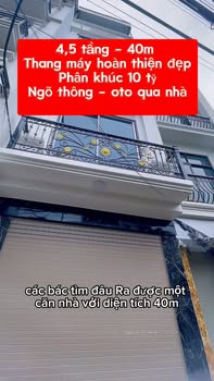 Nhà 40m² KĐT Văn Khê - Thang Máy, Ô Tô Vào Nhà - Giá 1x Tỷ