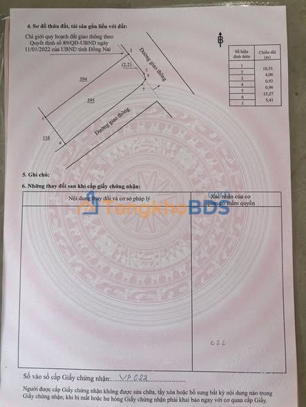 Đất Nền Góc 2 Mặt Tiền Kinh Doanh Tam Phước, Biên Hòa - 92m² Giá 2 Tỷ