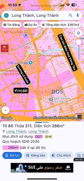 Đất Tặng Nhà Mặt Tiền Lý Thái Tông, Long Thành 286m² - Kinh Doanh Đa Ngành