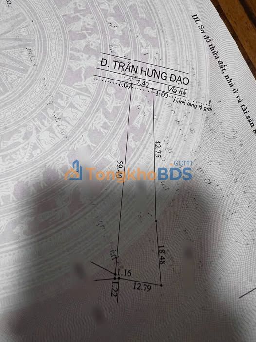 Nhà mặt tiền Trần Hưng Đạo Cần Thơ 444m² giá 4 tỷ - Mặt tiền kinh doanh