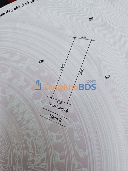 Bán Đất Nền Mặt Tiền Lộ Đan Châu Thành, Sóc Trăng - 138m² Giá 200 Triệu