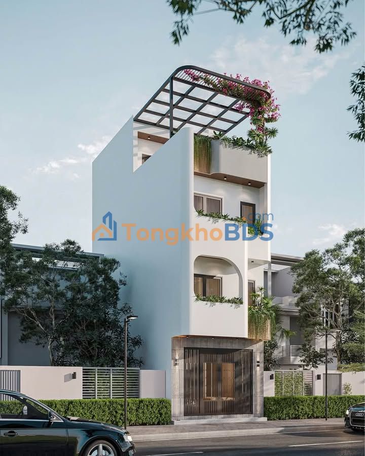 Nhà 4 Tầng Sơn Đồng, Hoài Đức 56m² - Ô tô đỗ cửa, Sổ đỏ chính chủ