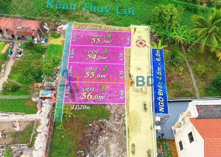 Đất Dương Quan Thủy Nguyên 54m² - Sổ Đỏ Sẵn Sàng, Giá Hời 2 Tỷ