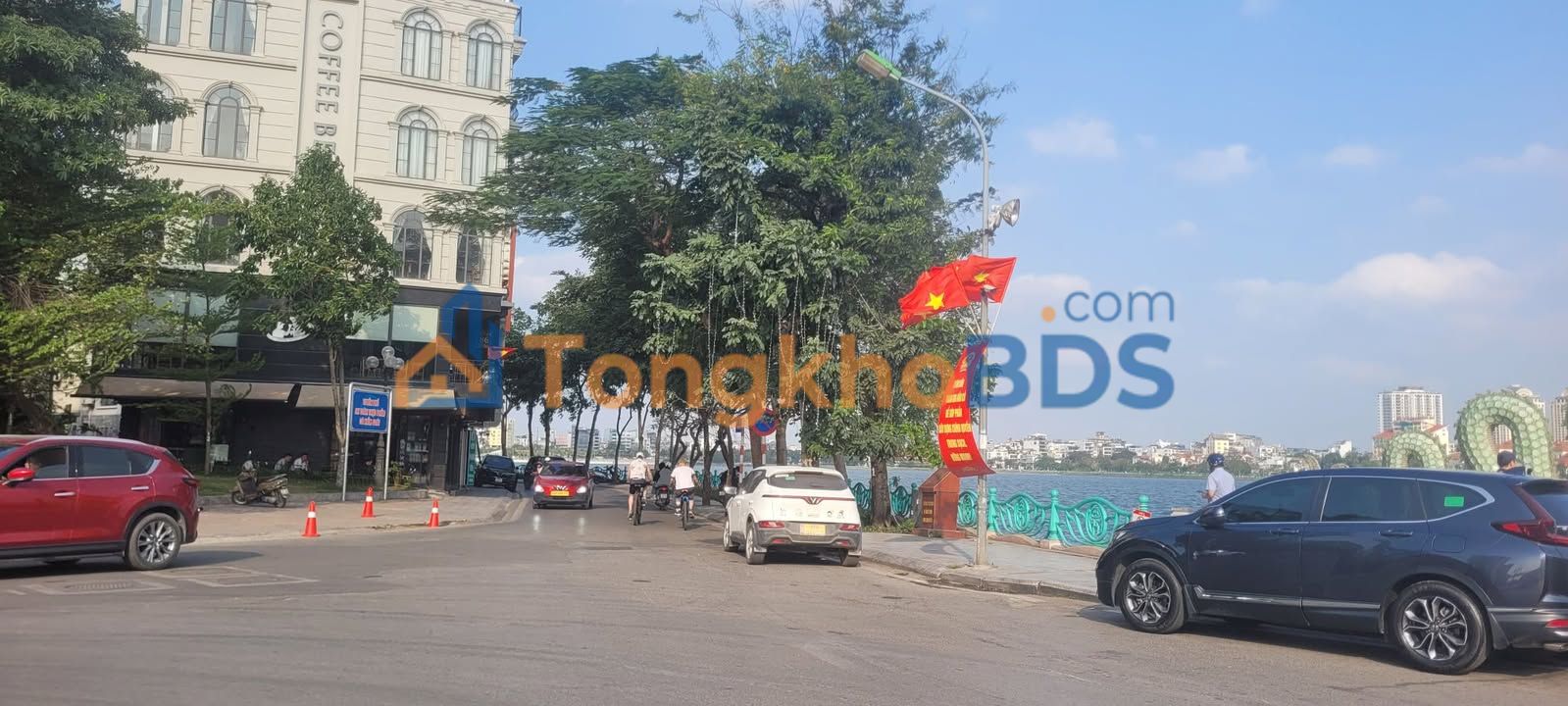 Cho thuê mặt bằng kinh doanh mặt Hồ Tây, 160m² - Lô góc 3 mặt thoáng!