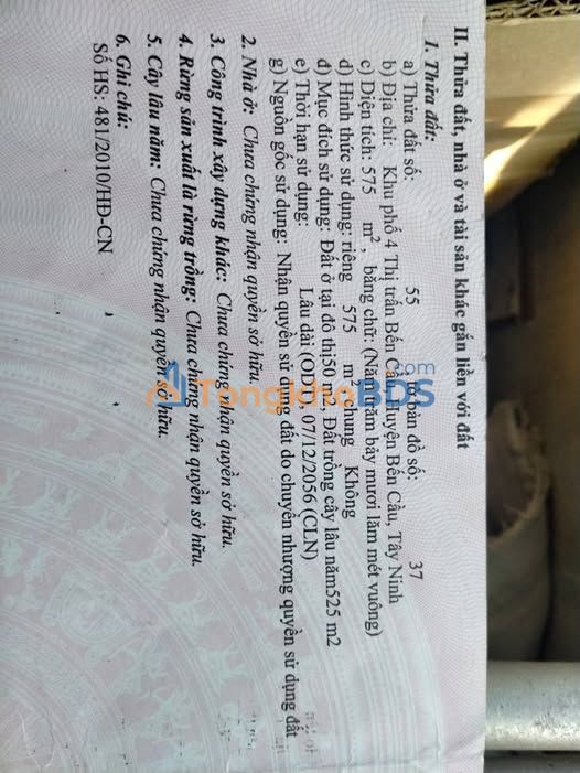 Nhà Mặt Tiền Kinh Doanh Xã Ninh Điền, Tây Ninh - 575m² Giá Tốt