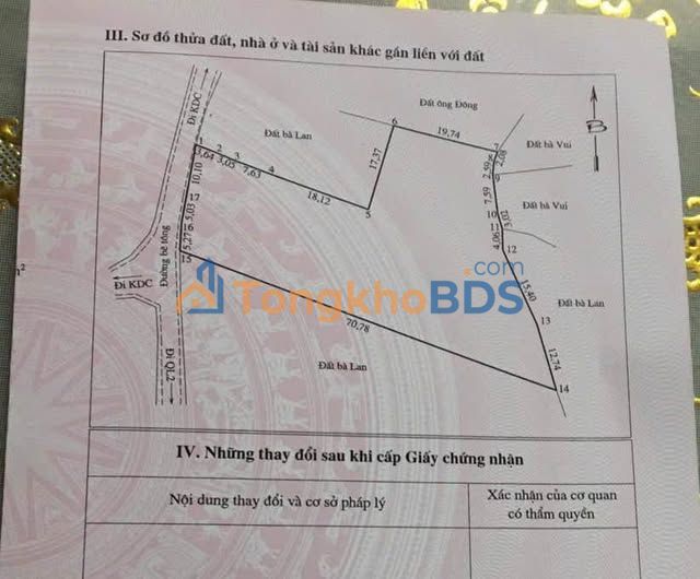 Đất nền Đội Bình, Tuyên Quang 1743m² - Sổ đỏ thổ cư, giá đầu tư tốt