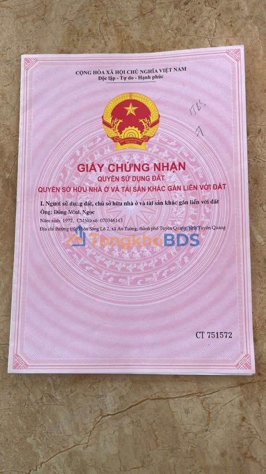Bán Đất An Khang Tuyên Quang 149m² Full Thổ Cư - Giá Đầu Tư 6.5 Tỷ