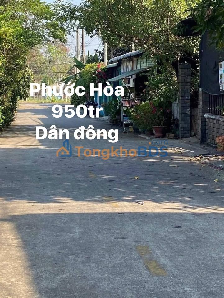 Đất Nền Phước Hòa, Phú Giáo 180m² Sổ Hồng - Giá Tốt 950 Triệu