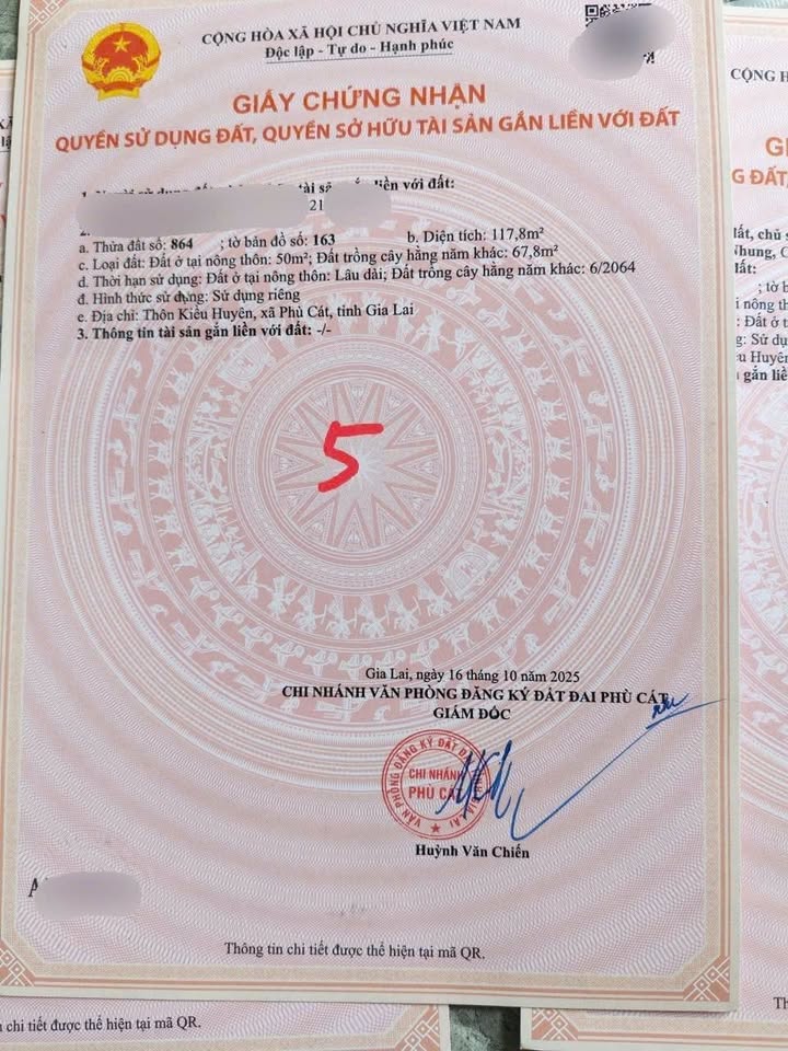 Đất Nền Thị Trấn Ngô Mây Phù Cát 117.8m² - Giá Chỉ 2xx Triệu