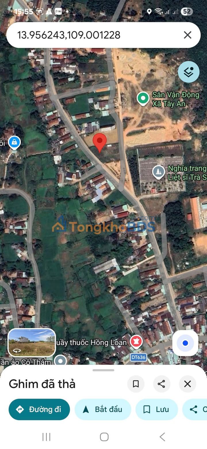 Đất nền Thôn Trà Sơn, Tây Sơn 177m² - Sổ đỏ sẵn sàng giao dịch