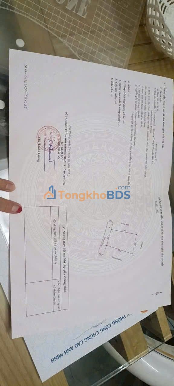 Đất nền Cát Linh, Hải An - 56.5m² - Sổ đỏ chính chủ, giá 1.47 tỷ