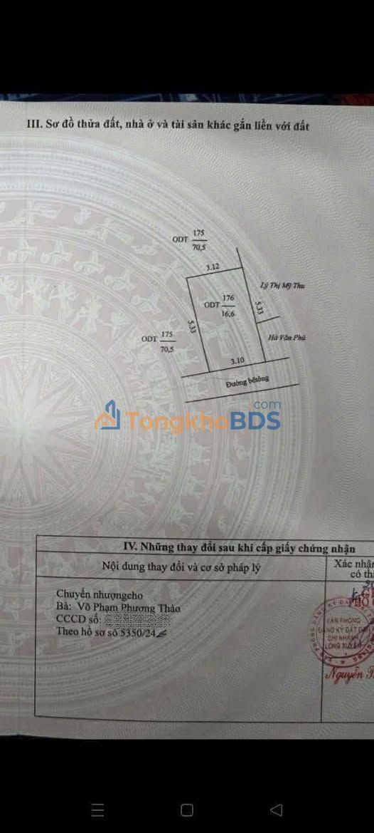 Đất nền Mỹ Bình Long Xuyên 17m² 375 triệu - Sổ đỏ chính chủ