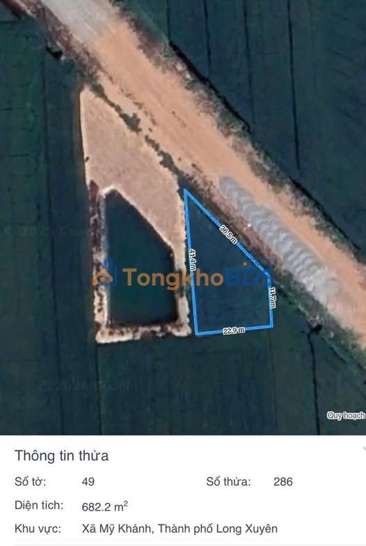 Đất nền Tuyến tránh Long Xuyên 682m² - Mặt tiền kinh doanh, Giá đầu tư 1.1 tỷ