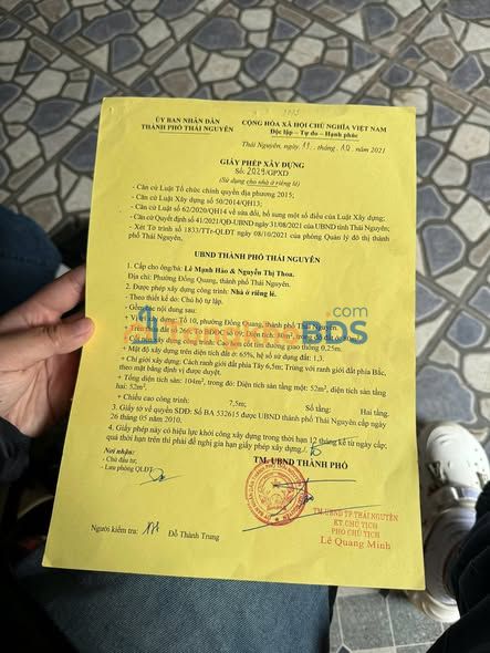 Nhà Đồng Quang Thái Nguyên 80m² 3 tỷ - Ô tô vào nhà