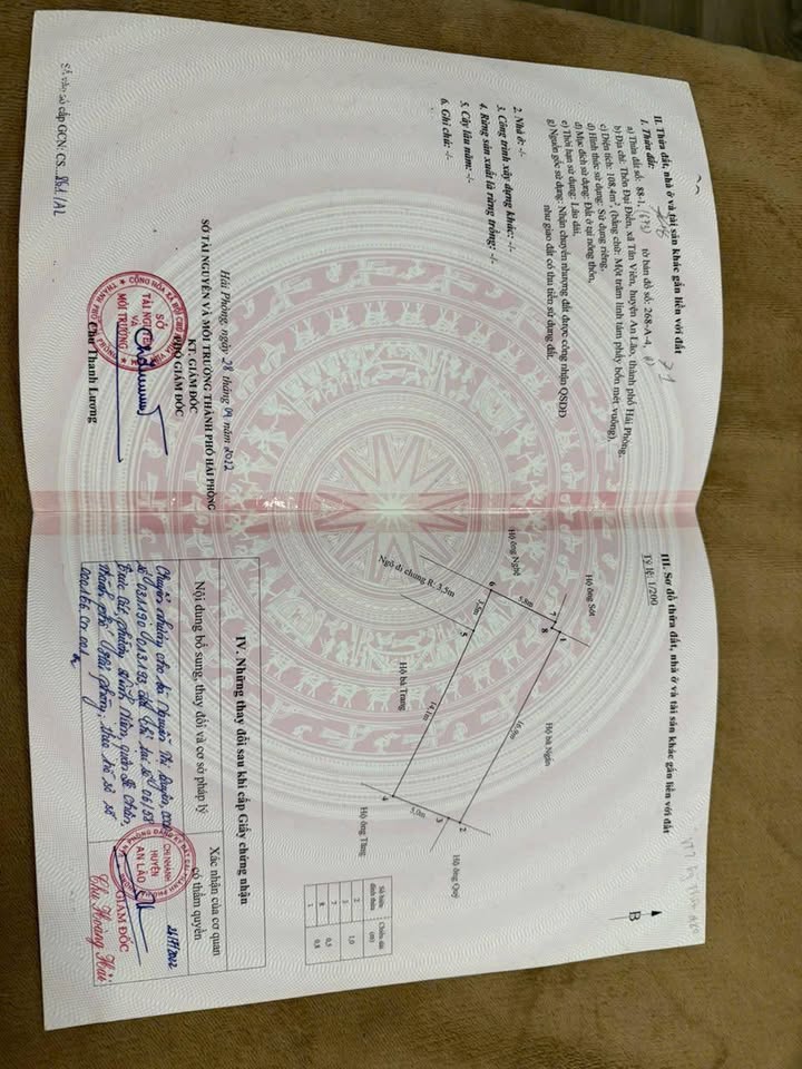 Đất Sổ Đỏ Chính Chủ An Lão, Hải Phòng - 104.4m² Giá Tốt