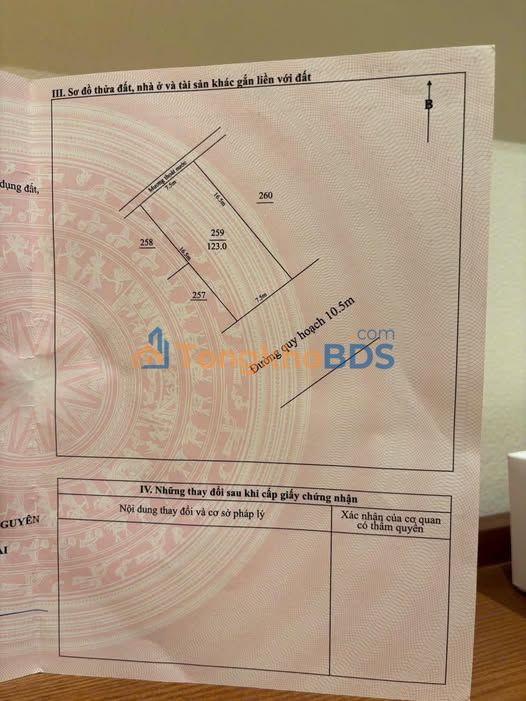 Bán Đất Thổ Cư 123m² - Sông Công, Thái Nguyên - Gần Danko