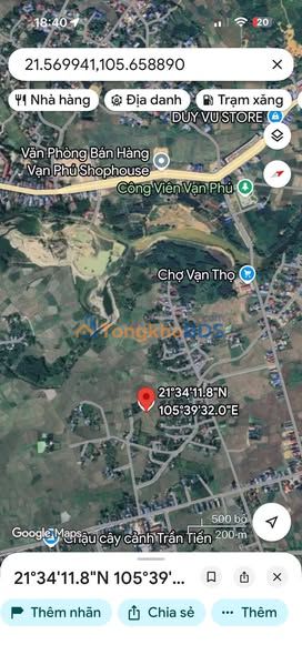 Đất Vườn 1176m² Đường Bê Tông Vạn Phú Đại Từ - Giá Tốt