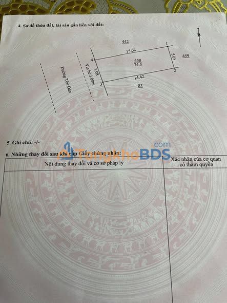 Bán Đất Tặng Nhà Tôn Đản, Cẩm Lệ 75m² - Giá 5.8 Tỷ