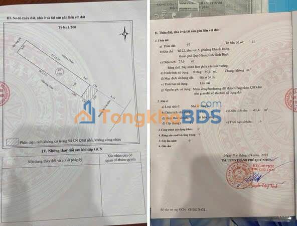 Nhà Mặt Tiền Bế Văn Đàn, Quy Nhơn - 75.6m² Kinh Doanh Đắc Lợi