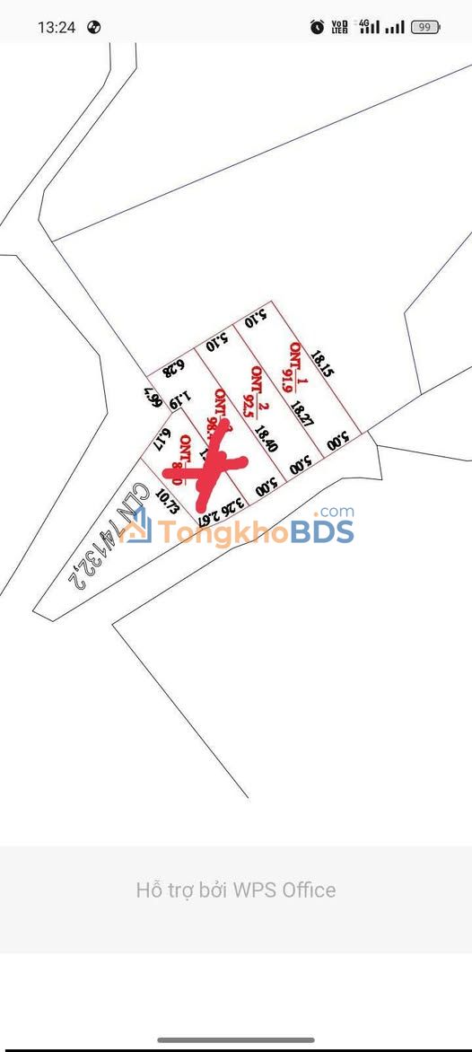 Đất nền 90m² Cao Dương, Hòa Bình - Sổ hồng sẵn, giá chỉ hơn 400 triệu