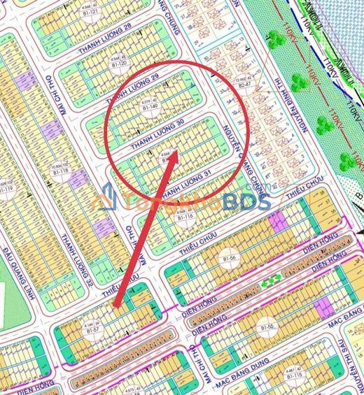 Đất nền Hòa Xuân 100m² - Hướng Đông Bắc, Giá 6.4 Tỷ