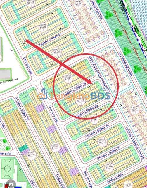 Đất Nền Hòa Xuân Đà Nẵng 100m² (5x20m) Hướng Đông Bắc - Giá 6.55 Tỷ