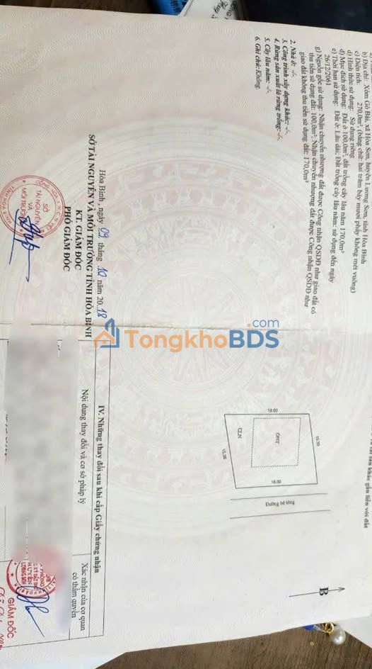 Đất nền Lương Sơn Gò Bài 350m² giá 2 tỷ - Đường to ô tô