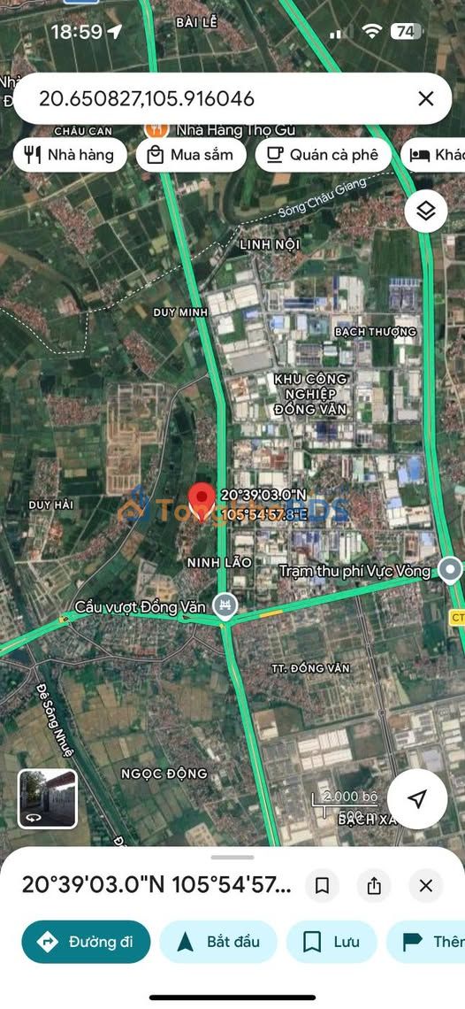 Đất nền 64m² sát KCN Đồng Văn, Hà Nam - Giá chỉ 1 tỷ, tặng nhà ở ngay!