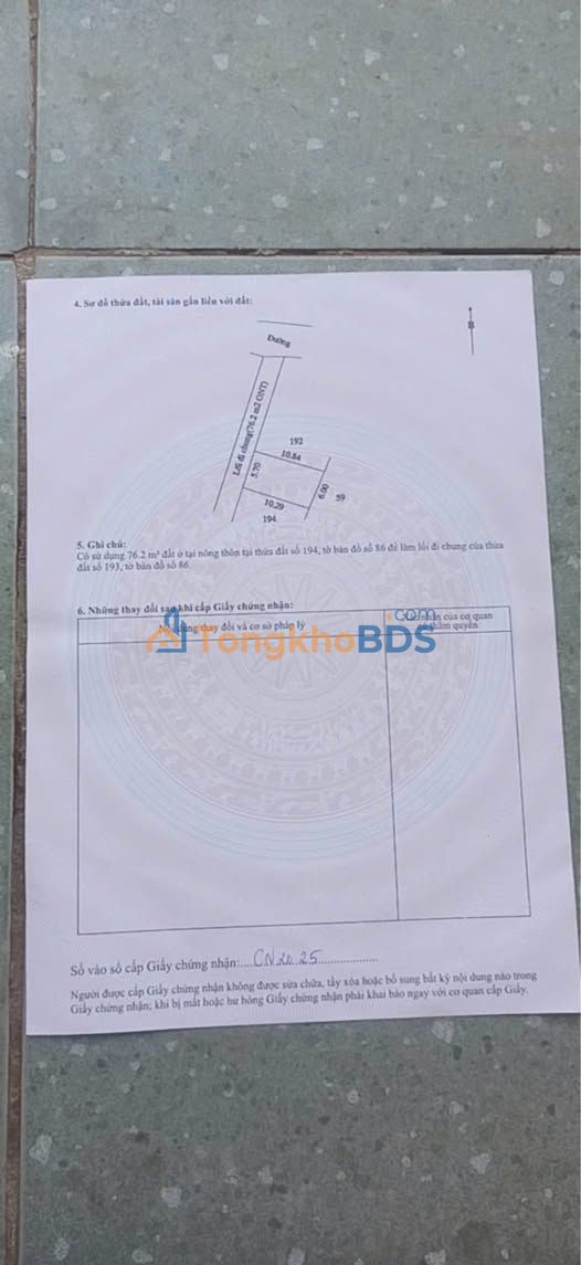 Đất Kim Bảng Hà Nam 61.6m² - Ô Tô Vào Tận Nơi, Giá Hời 500 Triệu