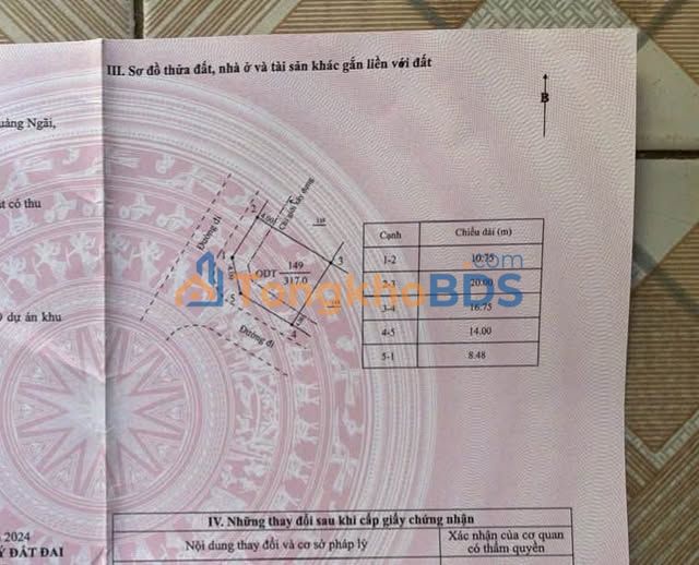 Bán Lô Góc Biệt Thự KDC 577 Mộ Đức - 317m² Hướng Nam Giá 3.5 Tỷ