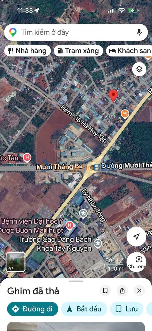 Đất nền Hẻm 549 Hà Huy Tập BMT 80m² 2.69 tỷ - Sổ đỏ chính chủ