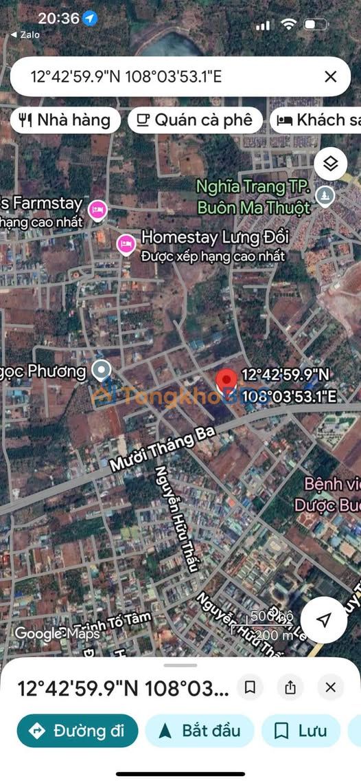 Bán Đất Xưởng 510m² Thổ Cư Đường 10/3, Buôn Ma Thuột - Giá 10.6 Tỷ