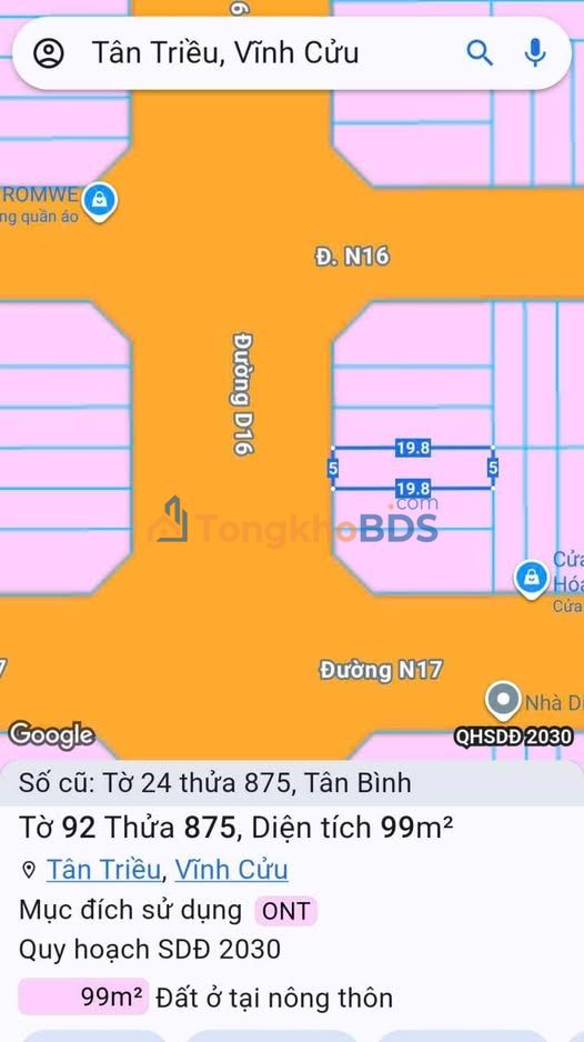 Đất nền Lavender Tân Phong 100m² giá thỏa thuận - Đường to ô tô đón đầu