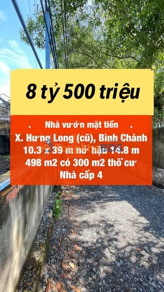 Đất Góc Mặt Tiền Phan Thị Khai, Bình Chánh - 498m² - Chỉ 8.5 Tỷ