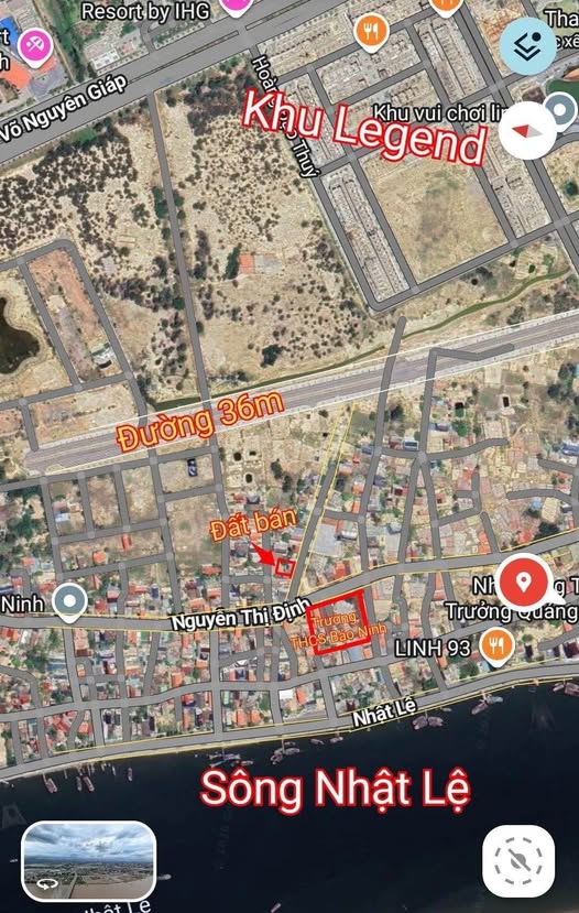 Đất ở Bảo Ninh 94m² - Sổ hồng chính chủ, đối diện trường học