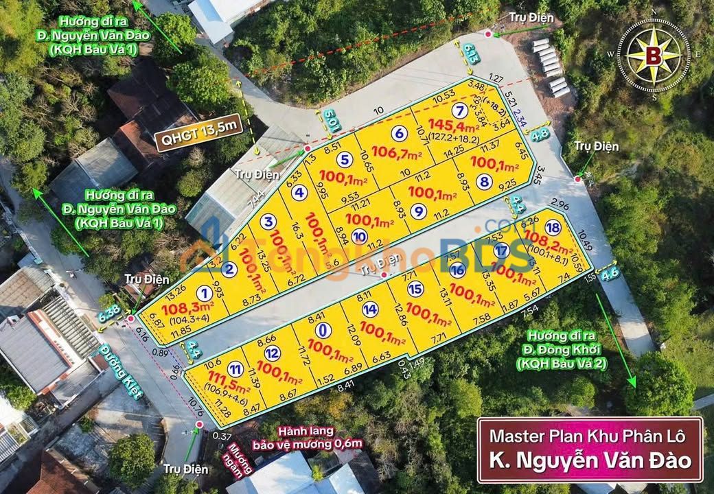 Đất Nền Sổ Hồng 100m² Nguyễn Văn Đào Nối Dài - Giá Tốt Đầu Tư