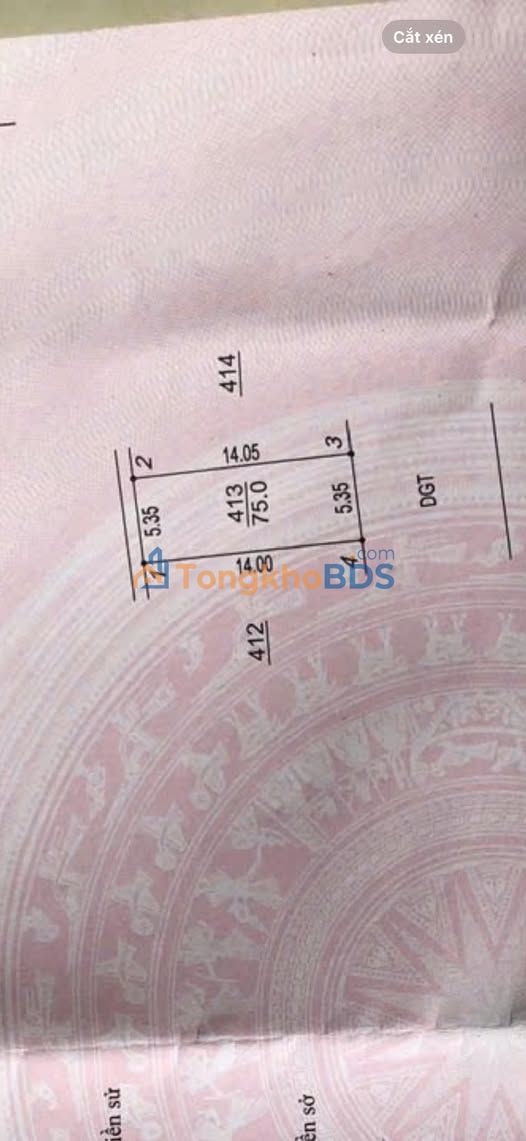 Bán Đất Tái Định Cư Đan Phượng 75m² - Hướng Đông Nam, Giá Tốt