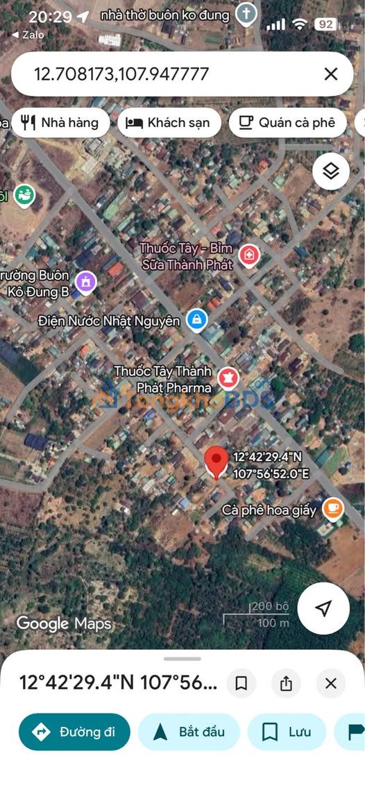 Bán đất tặng nhà cấp 4 Buôn Đôn - 306m² hai mặt tiền, giá 800 triệu