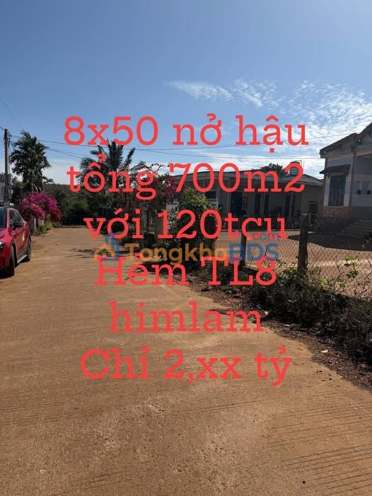 Đất Nền 700m² Nở Hậu, Thổ Cư 120m² Tại Himlam, Đắk Lắk - Giá Tốt Đầu Tư