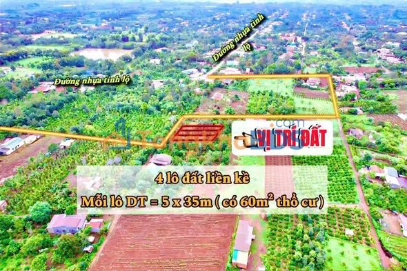 Đất Đắk Lắk 180m² - 199 Triệu/Lô, Vườn Cây Sẵn, Ô Tô Tới Nơi