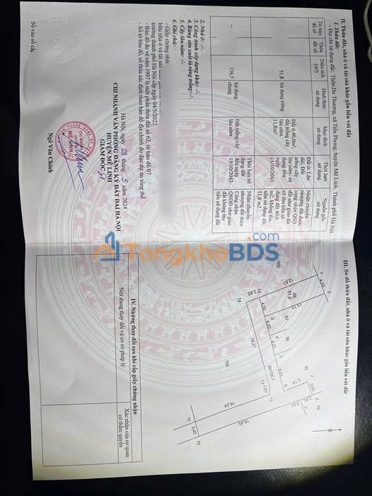 Đất nền Mê Linh 51.8m² - Sổ đỏ sẵn sàng, tiềm năng tăng giá