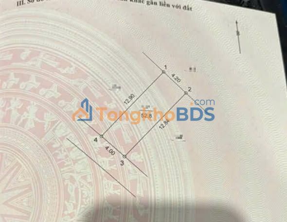 Đất thổ cư Mỹ Lương 52.8m² - Sổ đỏ sẵn, ô tô vào nhà!