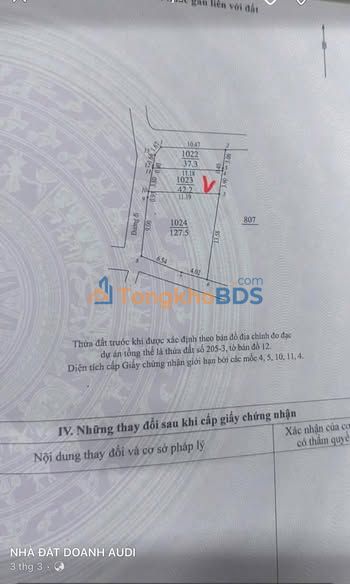 Đất nền Hoài Đức 42.2m² giá 5x tỷ - Sổ đỏ sẵn, tiềm năng sinh lời cao