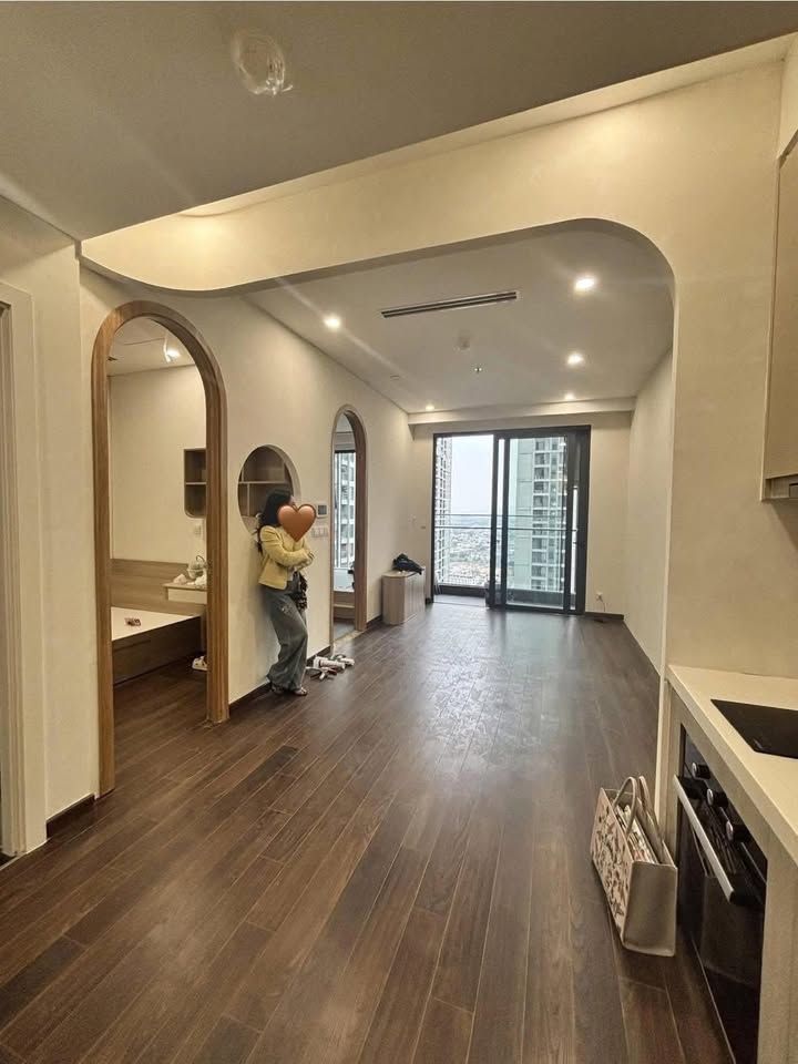 Căn hộ 2PN Vinhomes Smart City - DT 47m² - Full Nội Thất Be Cao Cấp