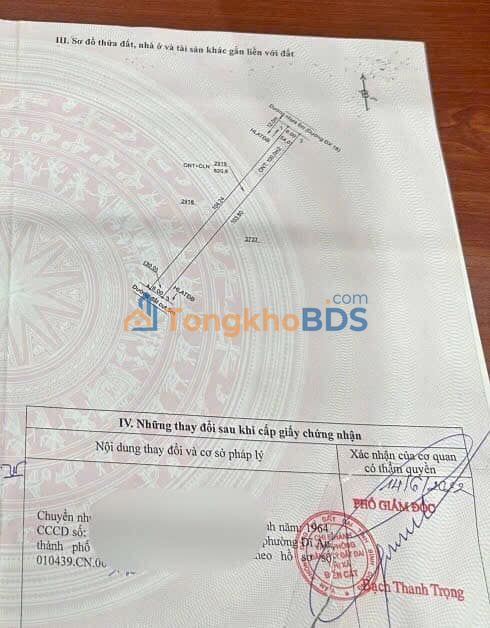 Đất thổ cư 100m² TP Thủ Dầu Một - 2.7 tỷ, tách 2 lô, ô tô vào tận nơi