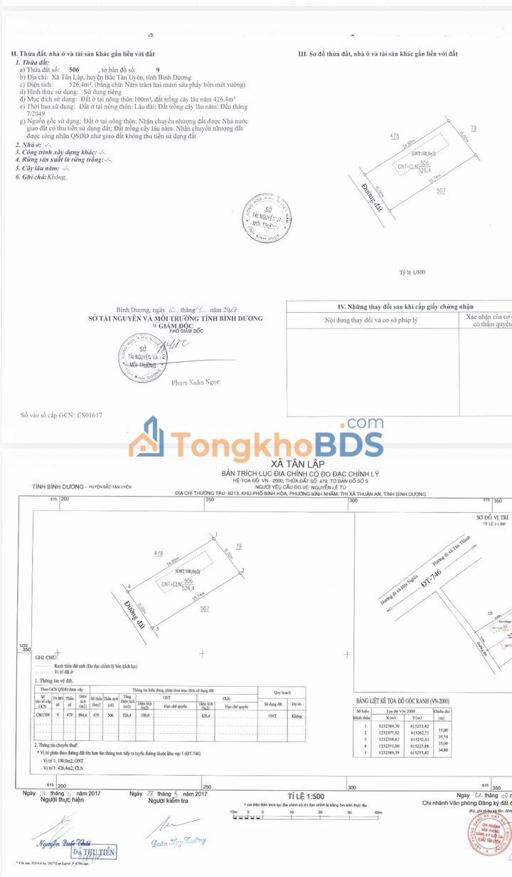 Đất Nền 1500m² Gần KCN VSIP 3, Thuận An - Sẵn Sàng Đầu Tư